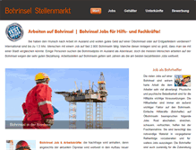 Tablet Screenshot of bohrinsel-job-portal.net